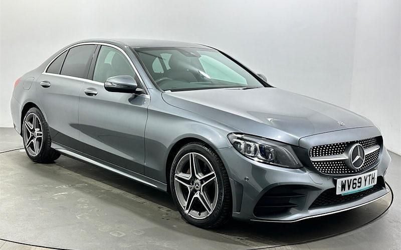 Used Mercedes C200 AMG Line Premium 184 HP (135 kW) 2019 Grey Sedan