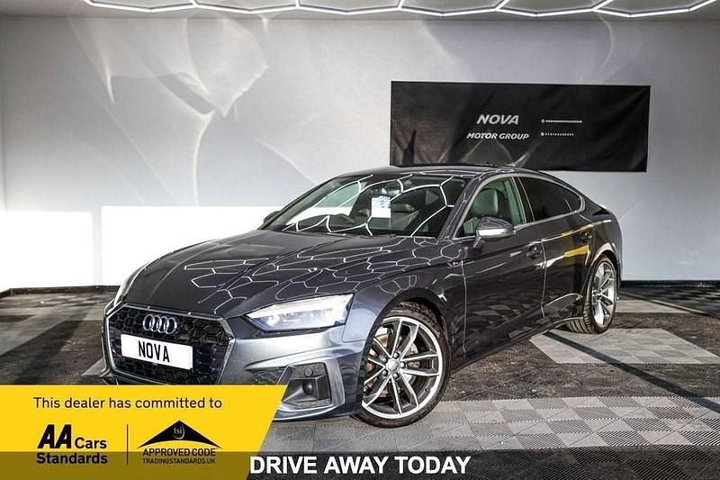 Grey Used 2021 Audi A5 Sportback S-Line Hatchback | £20,490 (Fair price) - Image 1/4