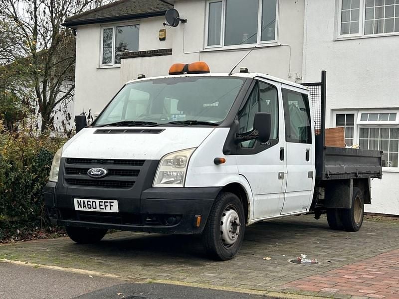 Used Ford Transit 100 HP (73 kW) 2010 White Cabriolet