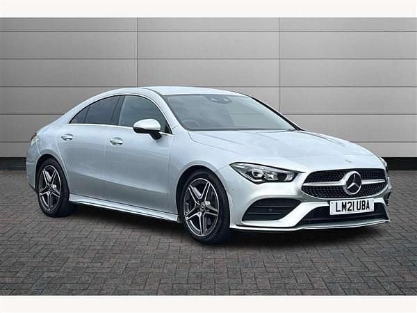 Silver Used 2021 Mercedes CLA180 AMG Line Premium Sedan | £20,500 (Fair price) - Image 1/2