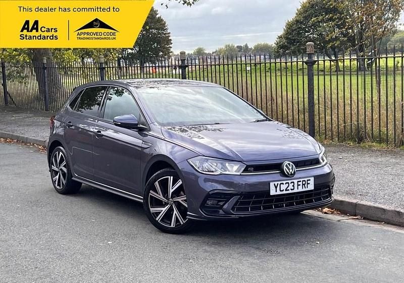 Grey Used 2023 VW Polo R-line Hatchback | £15,495 (Fair price) - Image 1/4