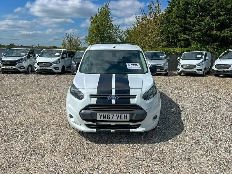 Begagnad Ford Transit Connect Trend 100 HK (73 kW) 2018 Vit Minibuss
