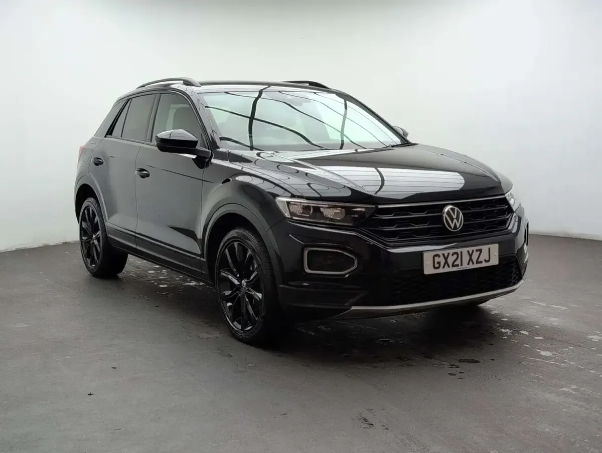 Used VW T-Roc Black Edition 108 HP (79 kW) 2021 Black SUV