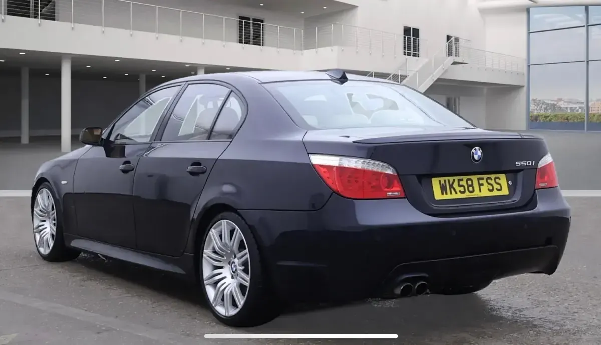 Used BMW 550 M Sport 2008 Black Sedan