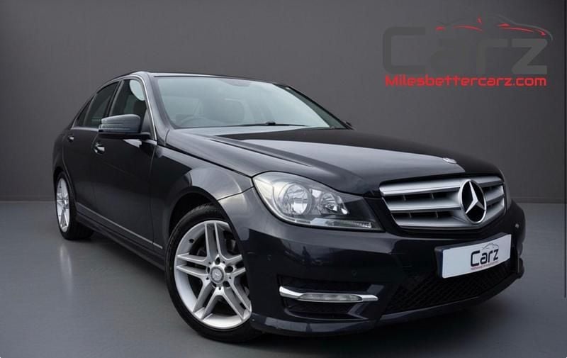 Begagnad Mercedes C220 AMG 2013 Svart Sedan