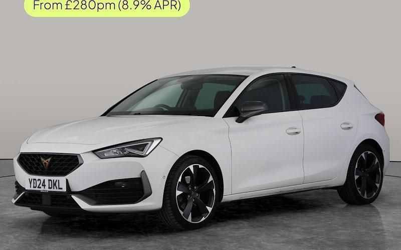 Used Cupra Leon 150 HP (110 kW) 2023 White Hatchback