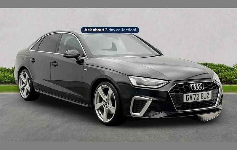 Used Audi A4 S-Line 147 HP (108 kW) 2022 Black Sedan