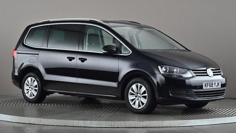 Black Used 2019 VW Sharan SE MPV | £17,498 (Fair price) - Image 1/4