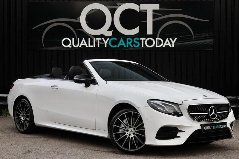 White Used 2019 Mercedes E400 AMG Line Premium Plus Cabriolet | £26,995 (Good price) - Image 1/4