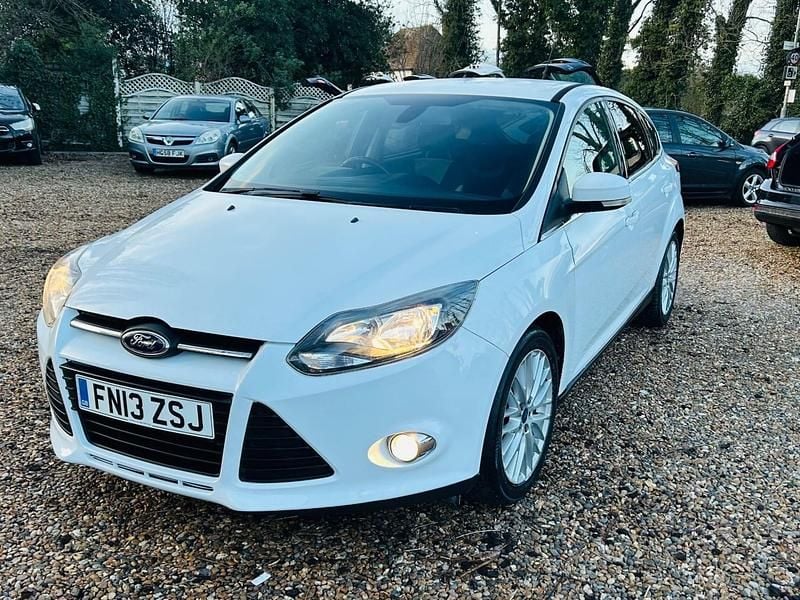 White Used 2013 Ford Focus Zetec Hatchback | £2,895 (Super price) - Image 1/4