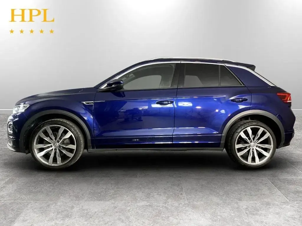 Used VW T-Roc R-line 150 HP (110 kW) 2020 Blue SUV