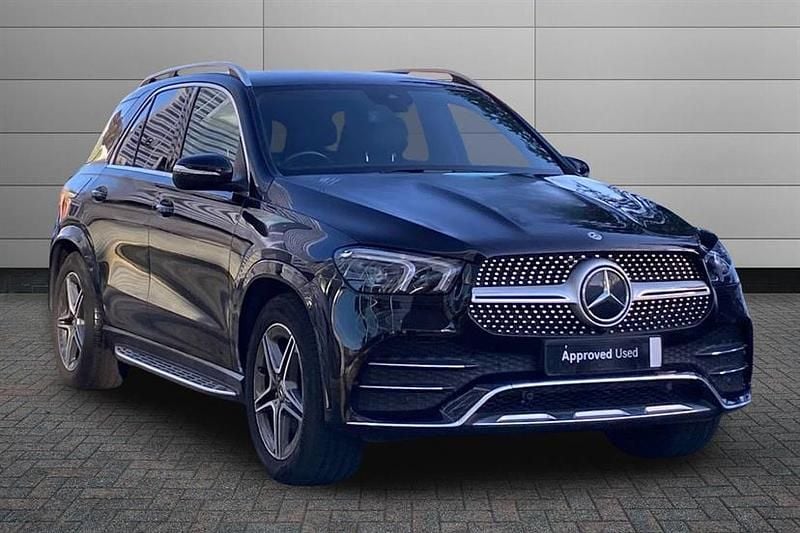 Used Mercedes GLE350 AMG line 272 HP (200 kW) 2020 Obsidian black Estate