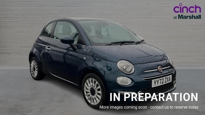 Blue Used 2023 Fiat 500 Dolcevita | £9,292 (Fair price) - Image 1/4