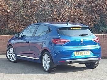 Used Renault Clio V Play 72 HP (52 kW) 2021 Blue Hatchback