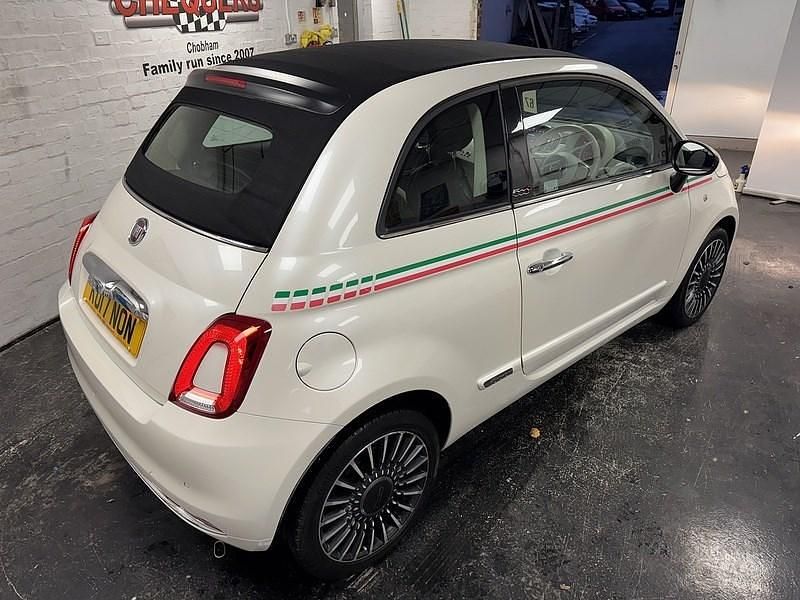 Used Fiat 500C Lounge 105 HP (77 kW) 2017 White Cabriolet