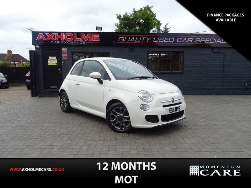 White Used 2015 Fiat 500 S Hatchback | £5,295 (Fair price) - Image 1/4