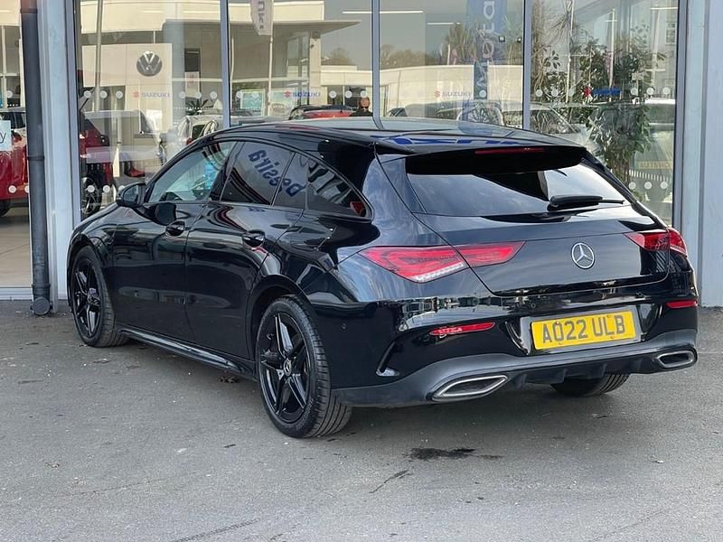Used Mercedes CLA200 AMG line 2022 Black Estate