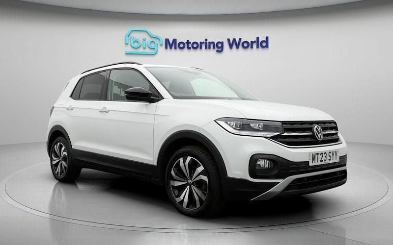 Used VW T-Cross Black Edition 110 HP (80 kW) 2023 White SUV
