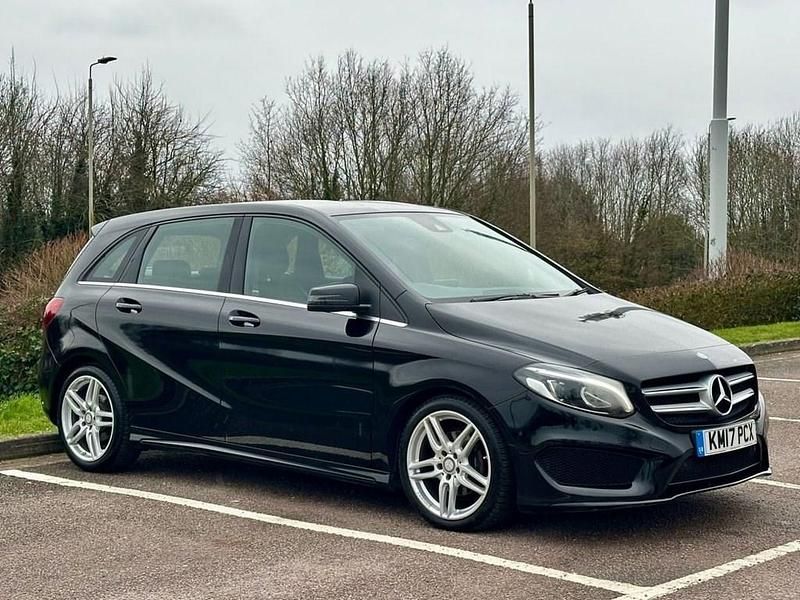 Used Mercedes B200 AMG line 136 HP (100 kW) 2017 Black MPV