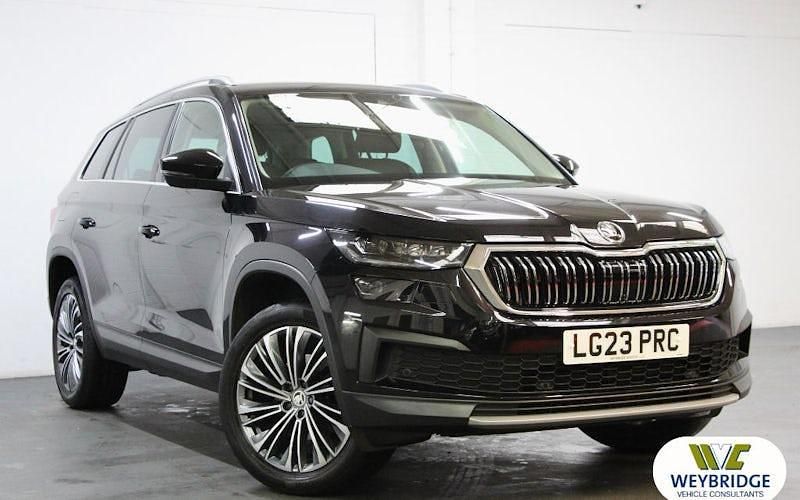 Black Used 2023 Skoda Kodiaq SE L Executive SUV | £26,495 (Fair price) - Image 1/4