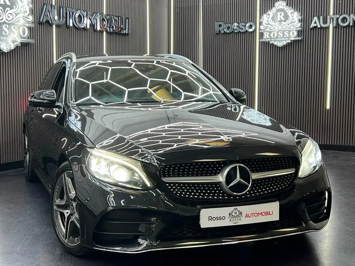 Used Mercedes C300 AMG line 2019 Black Estate