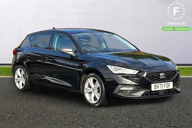 Black Used 2021 Seat Leon FR Hatchback | £16,199 (Fair price) - Image 1/4