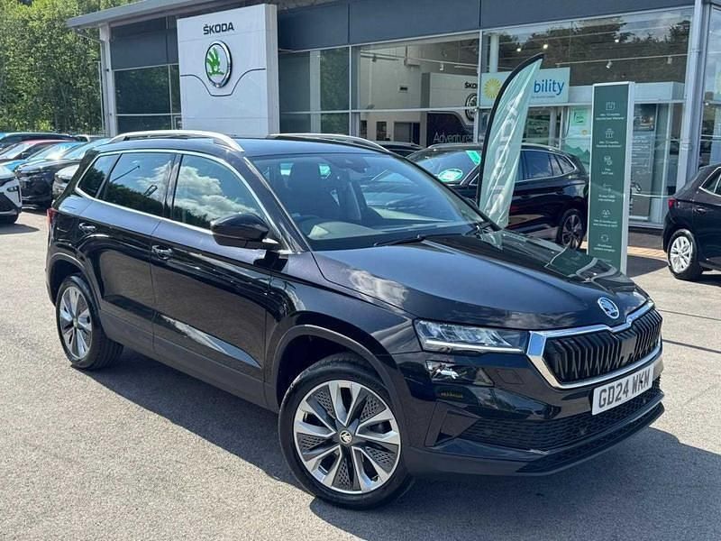 Black Used 2024 Skoda Karoq SE L SUV | £21,295 (Fair price) - Image 1/4
