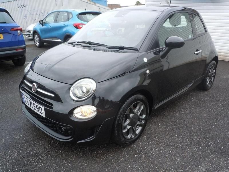 Used Fiat 500 S 2021 Black Hatchback