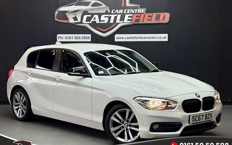 Used BMW 118 Sport Line 136 HP (100 kW) 2017 White Hatchback