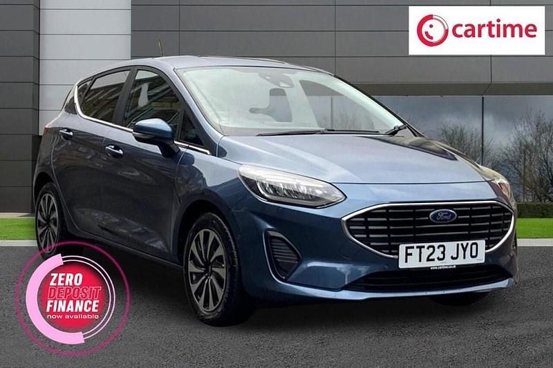 Blue Used 2023 Ford Fiesta Titanium Hatchback | £12,715 (Good price) - Image 1/4