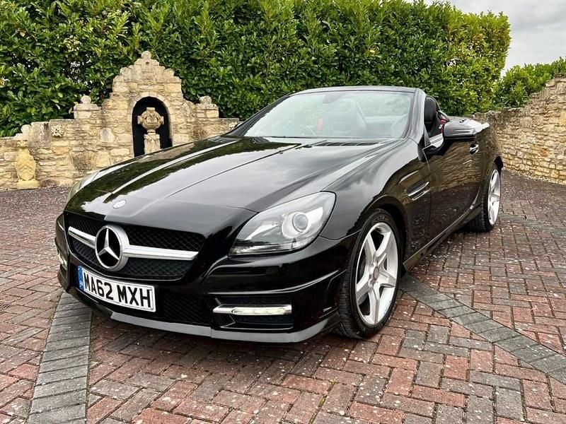 Black Used 2012 Mercedes SLK250 AMG Cabriolet | £8,950 (Fair price) - Image 1/4