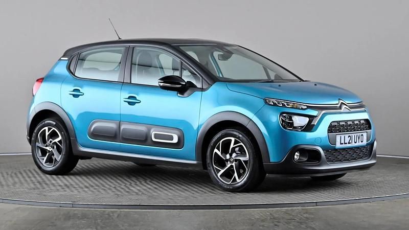 Used Citroën C3 PureTech 83 HP (61 kW) 2021 Blue Hatchback