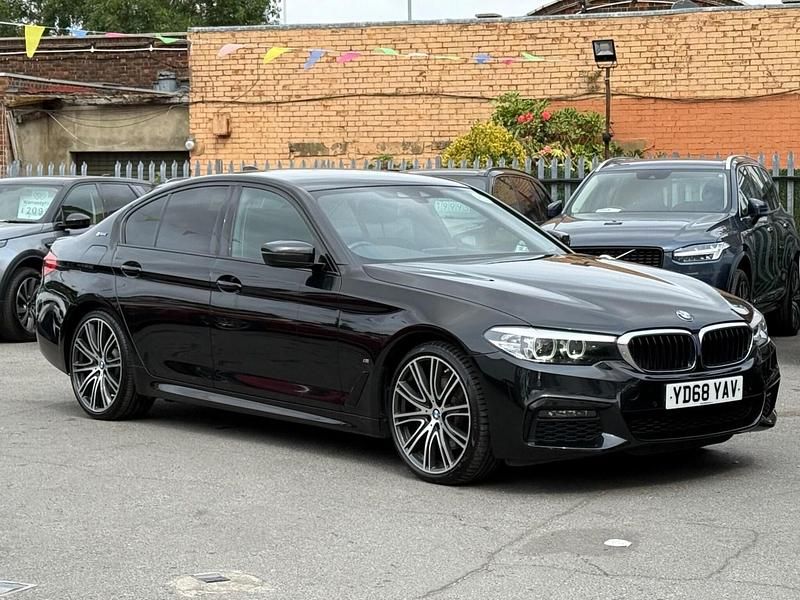 Black Used 2018 BMW 530e M Sport Sedan | £14,240 (Fair price) - Image 1/4