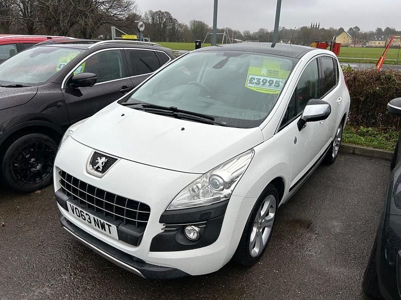 White Used 2013 Peugeot 3008 Roland Garros Hatchback | £3,995 (Expensive) - Image 1/1