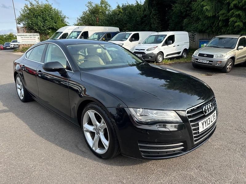 Black Used 2013 Audi A7 Sportback Advanced Hatchback | £8,847 (Good price) - Image 1/4