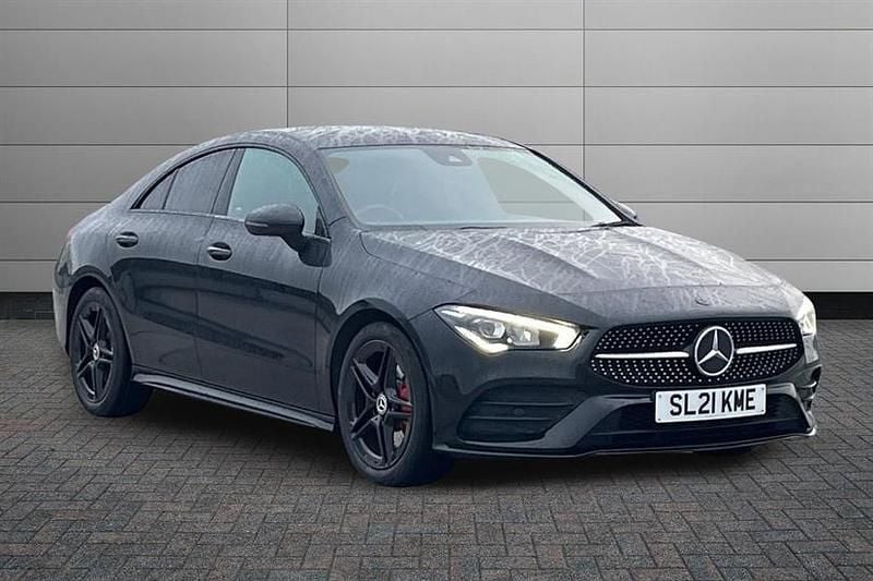 Cosmos black Used 2021 Mercedes CLA250 AMG line Sedan | £19,490 (A bit pricey) - Image 1/4
