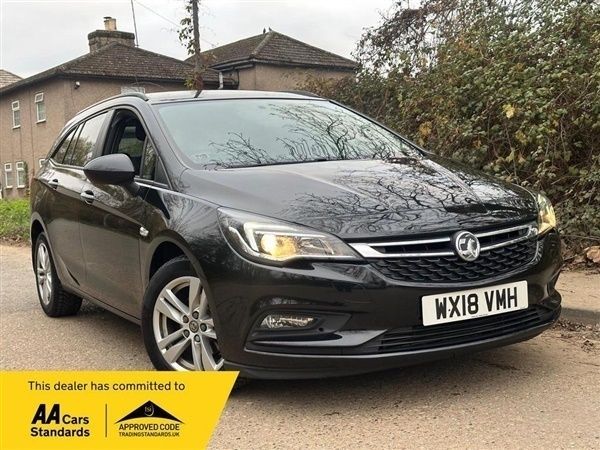 Black Used 2018 Vauxhall Astra Design Edition Estate | £6,995 (Good price) - Image 1/1
