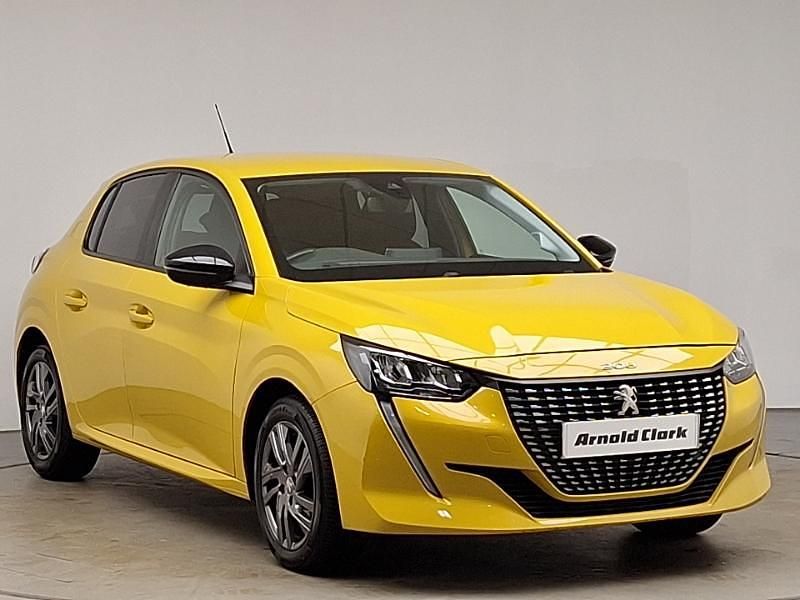Yellow Used 2022 Peugeot 208 Active Premium Hatchback | £13,498 (Fair price) - Image 1/4