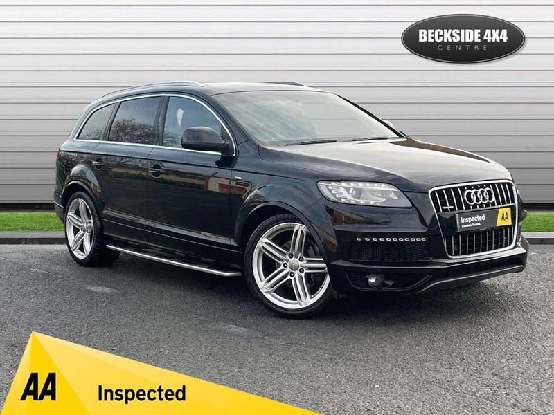 Black Used 2013 Audi Q7 S-line plus SUV | £10,950 (Fair price) - Image 1/4
