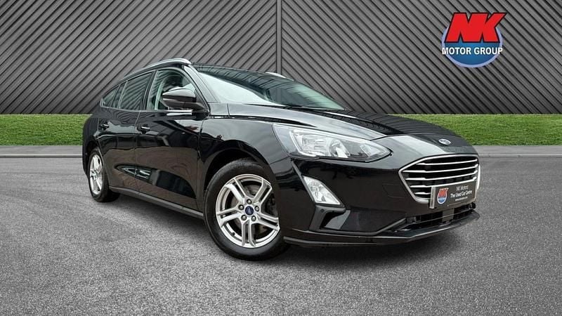 Black Used 2021 Ford Focus Zetec Estate | £7,499 (Good price) - Image 1/4