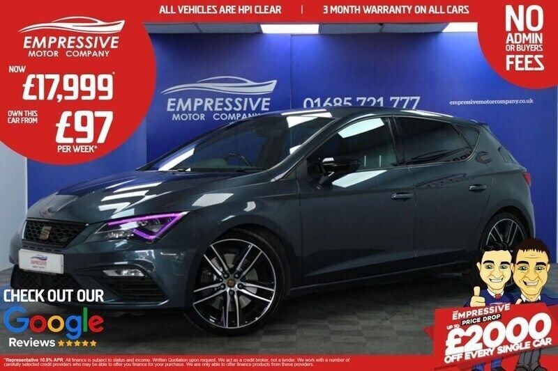 Grey Used 2019 Cupra Leon Hatchback | £17,999 (Fair price) - Image 1/4
