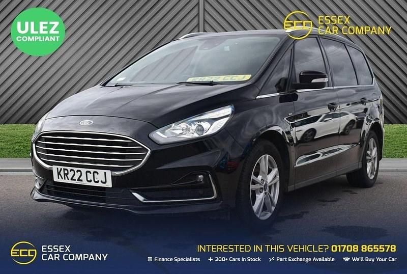 Black Used 2022 Ford Galaxy Titanium MPV | £18,995 (Fair price) - Image 1/4