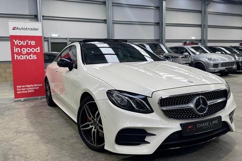 White Used 2017 Mercedes E220 AMG Line Premium Coupe | £14,295 (Expensive) - Image 1/1