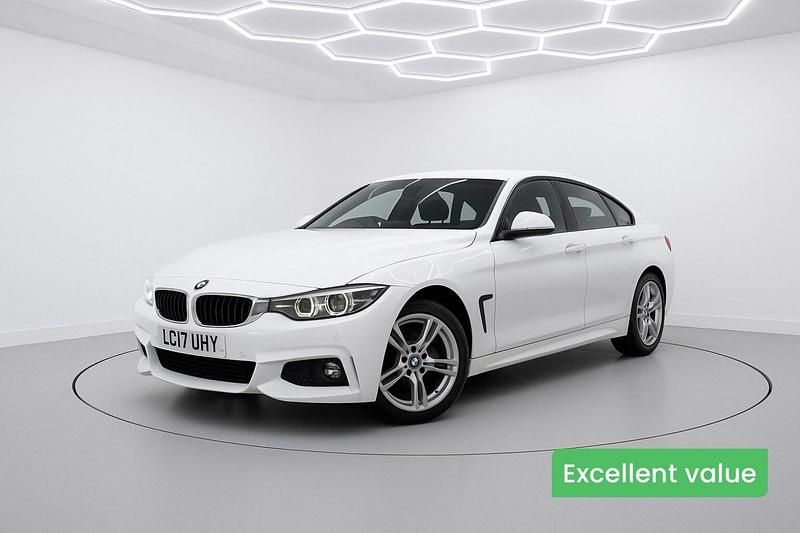 White Used 2017 BMW 420 M Sport Coupe | £13,995 (Fair price) - Image 1/4