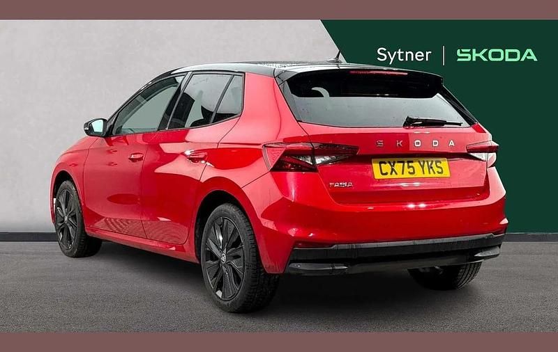 New Skoda Fabia Design Edition 94 HP (69 kW) 2026 Red Hatchback