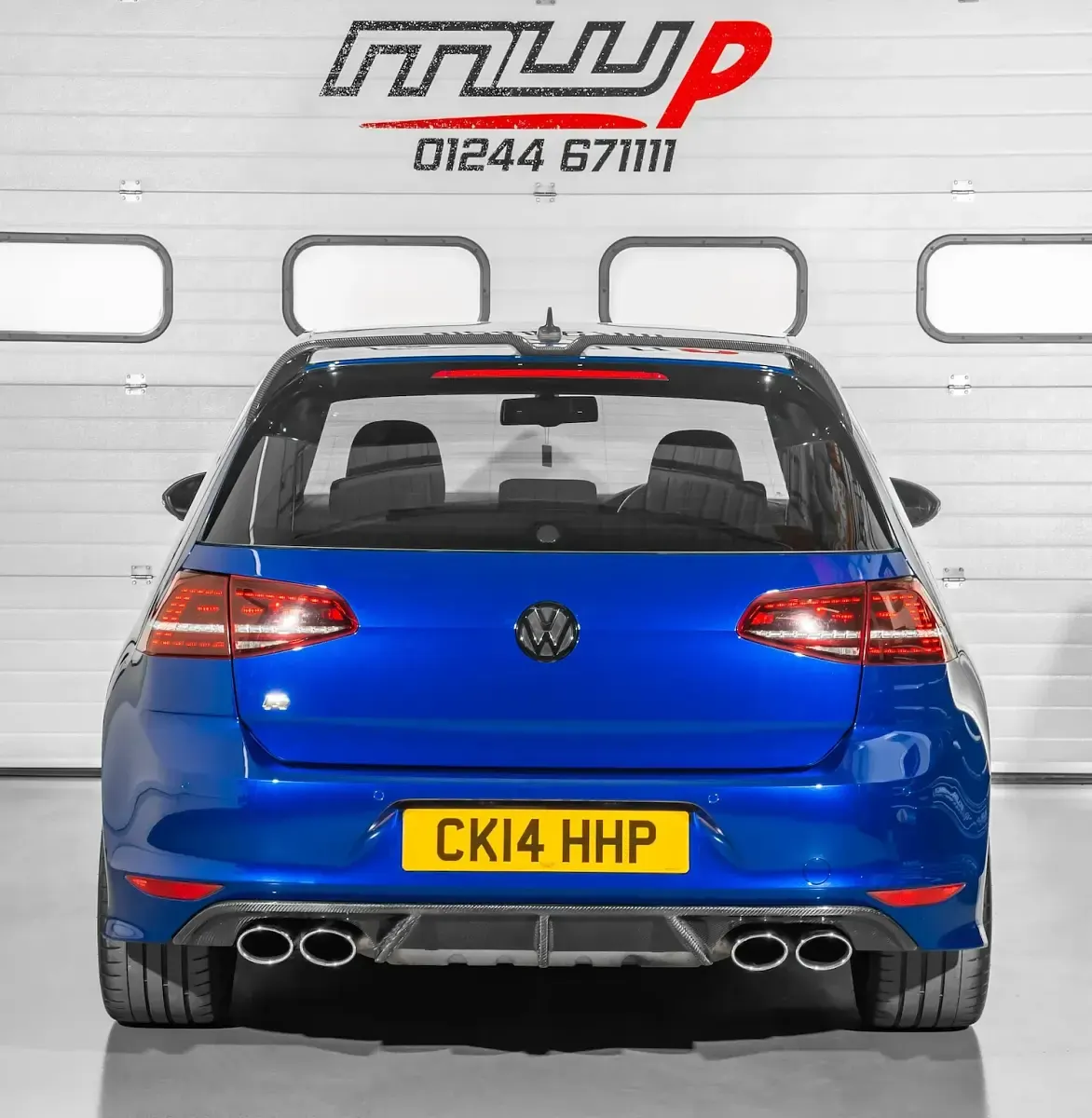 Used VW Golf VII R 450 HP (330 kW) 2014 Blue Hatchback