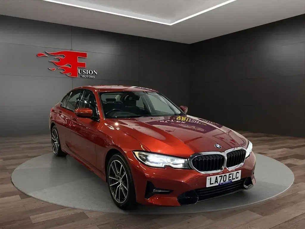 Used BMW 330e Sport Line 2021 Orange Sedan