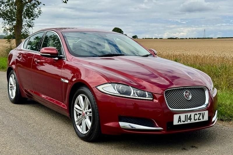 Red Used 2014 Jaguar XF Luxury Sedan | £5,950 (Fair price) - Image 1/1