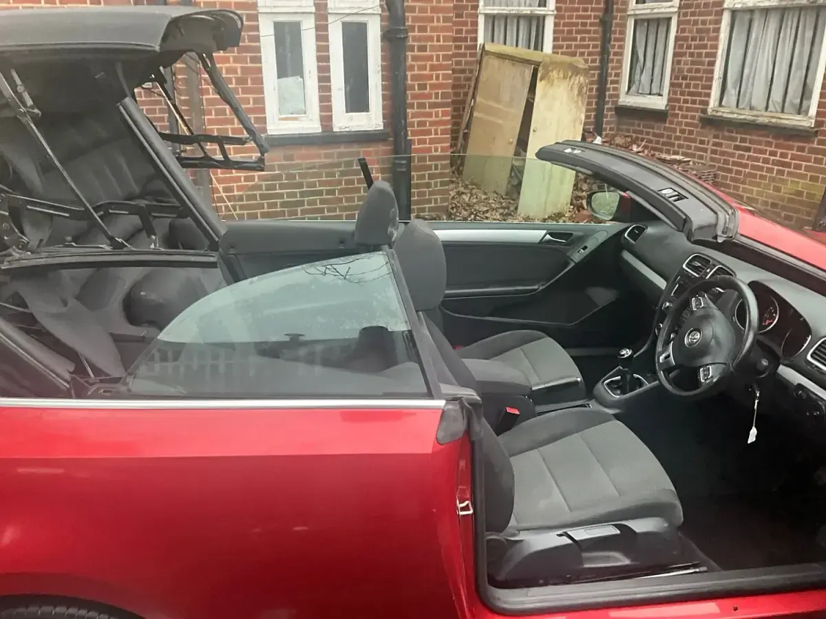 Used VW Golf Cabriolet S 2013 Red Cabriolet