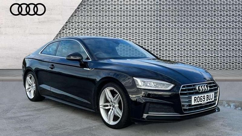 Black Used 2019 Audi A5 S-Line Coupe | £15,832 (Good price) - Image 1/4